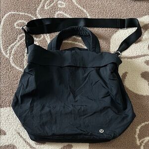 lululemon athletica Black Messenger Bag